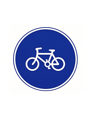Non-Motorized Vehicle Lane Sign (Bicycle Lane)